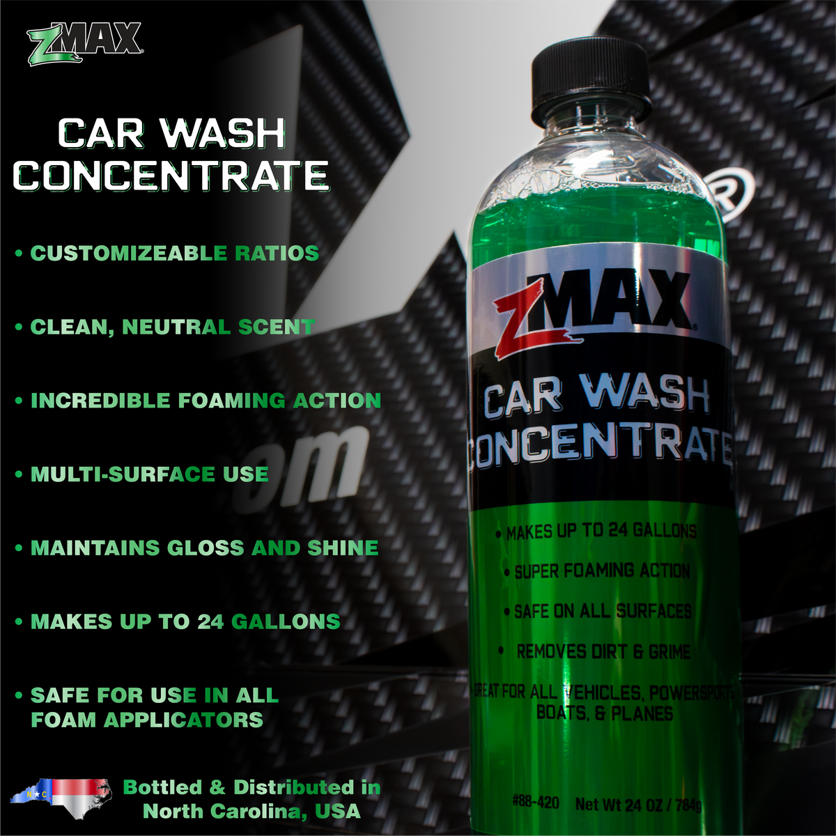 zMAX Car Wash Concentrate