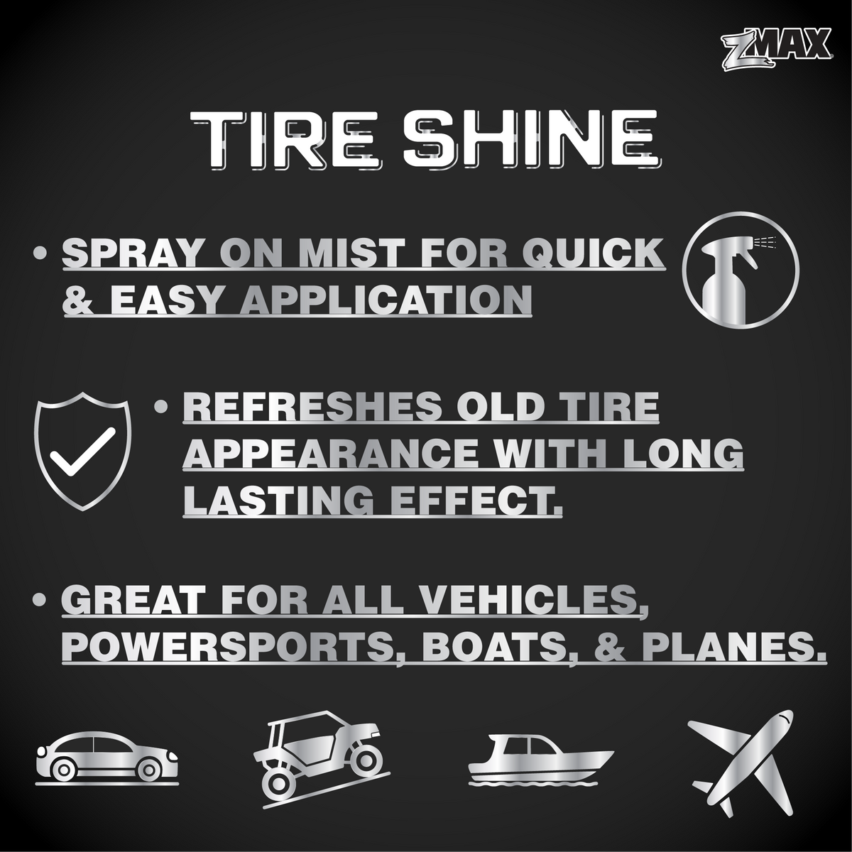 zMAX Tire Shine